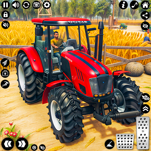 Bauernhof Traktor Fahren Spiele 2025 - Traktor Simulator 3D - Real Traktor Spiele Landwirtschaft Simulator