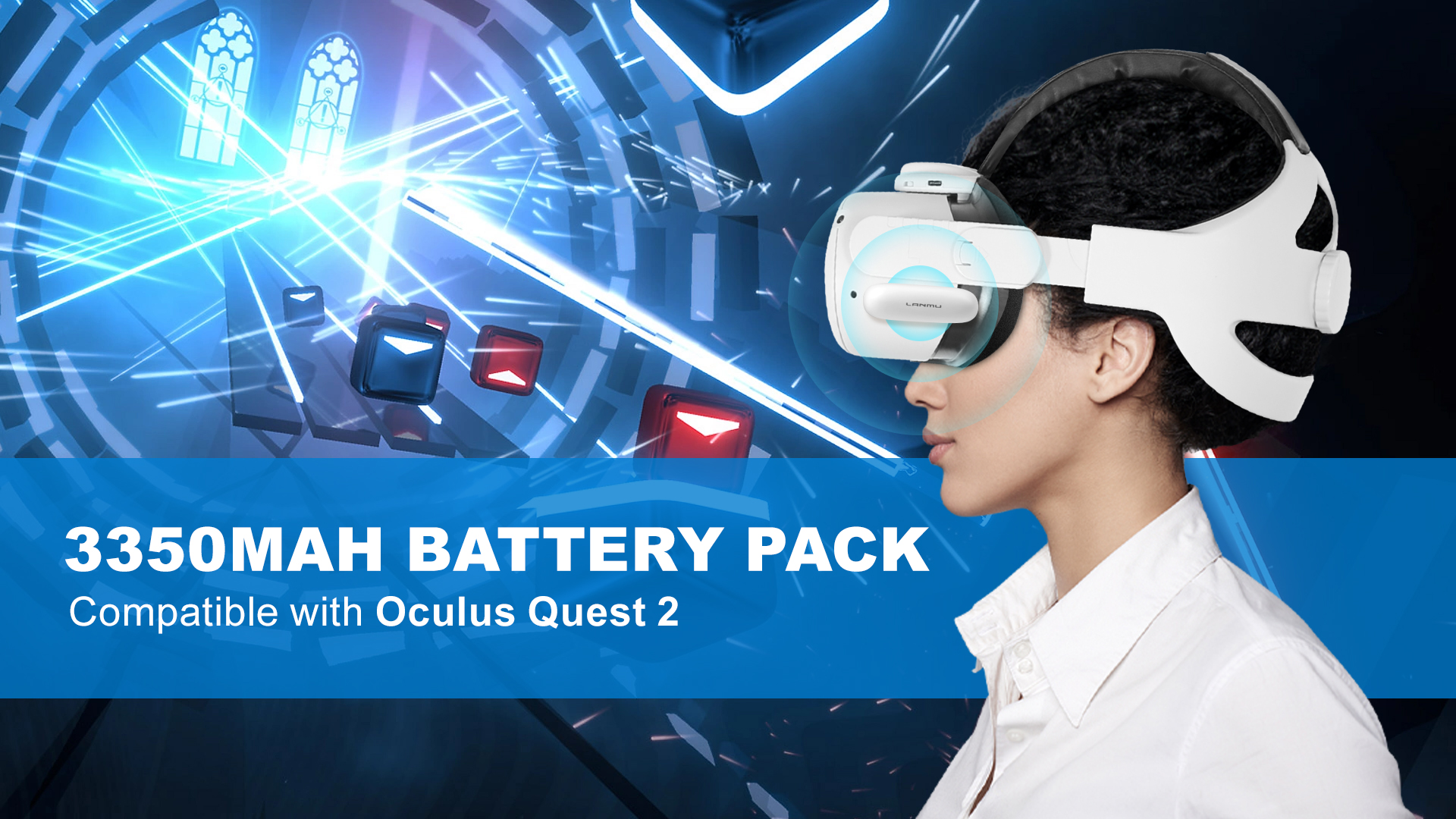 Amazon.com: LANMU Battery Pack Compatible with Oculus/Meta Quest 3