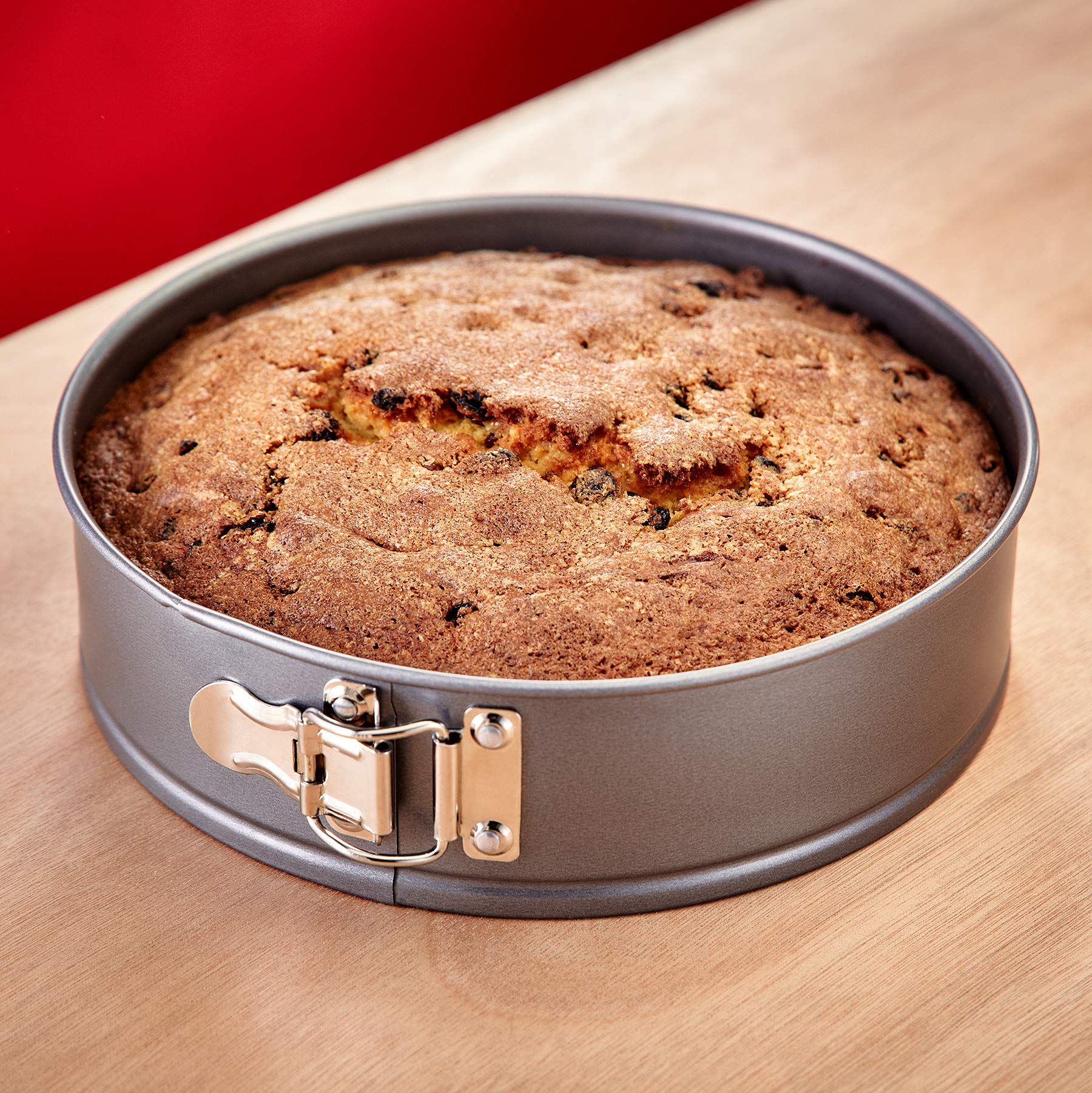 Judge Everyday, 9" Round Cake Tin, Springform, Non-Stick, Grey, 24cm - Image 3