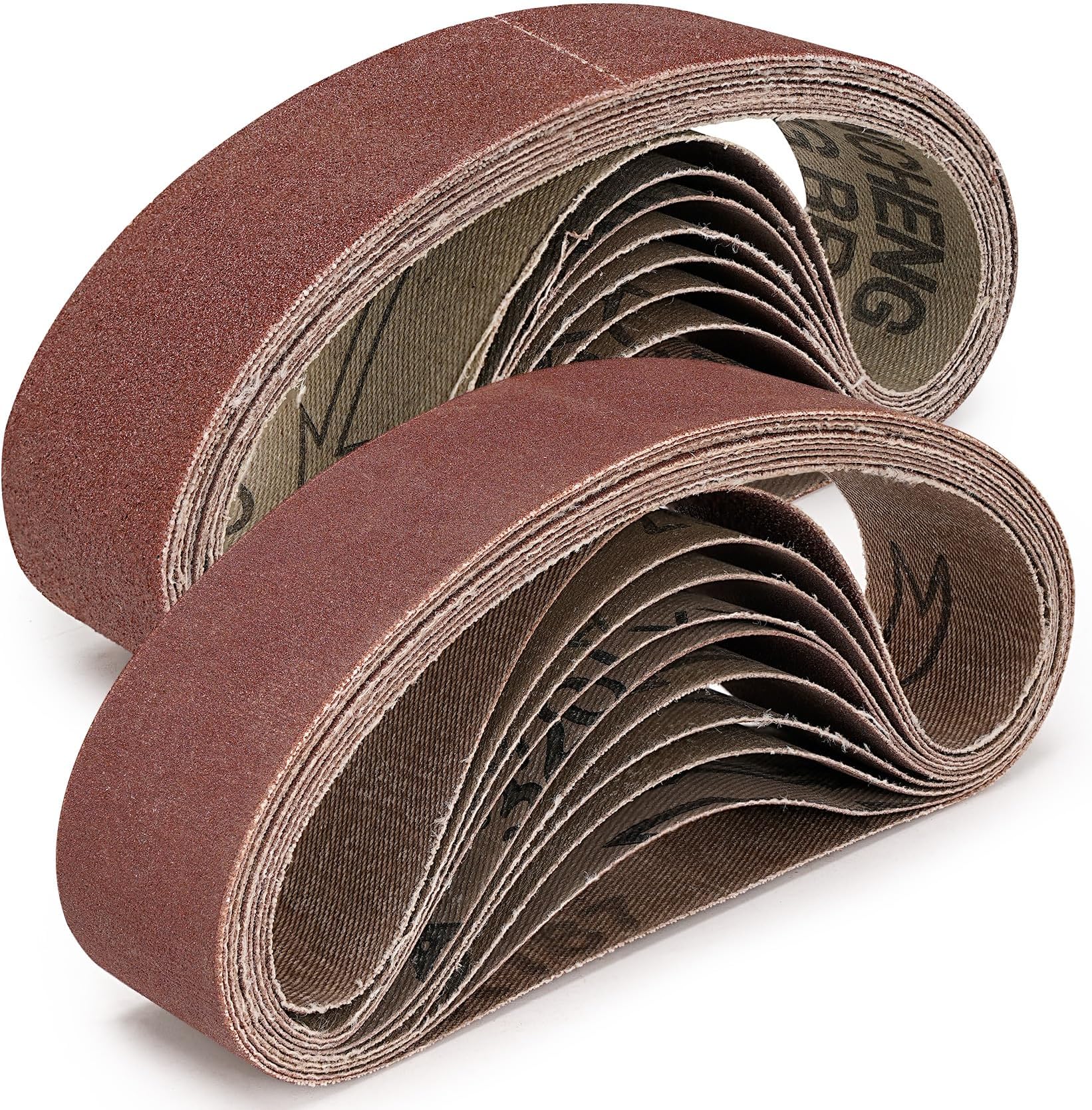 Sbestily 20 Pack 1.2" x 13" Replacement Knife Sharpener Sanding Belt 120/240/400/800/1000 Grit Aluminum Oxide Sander Belt