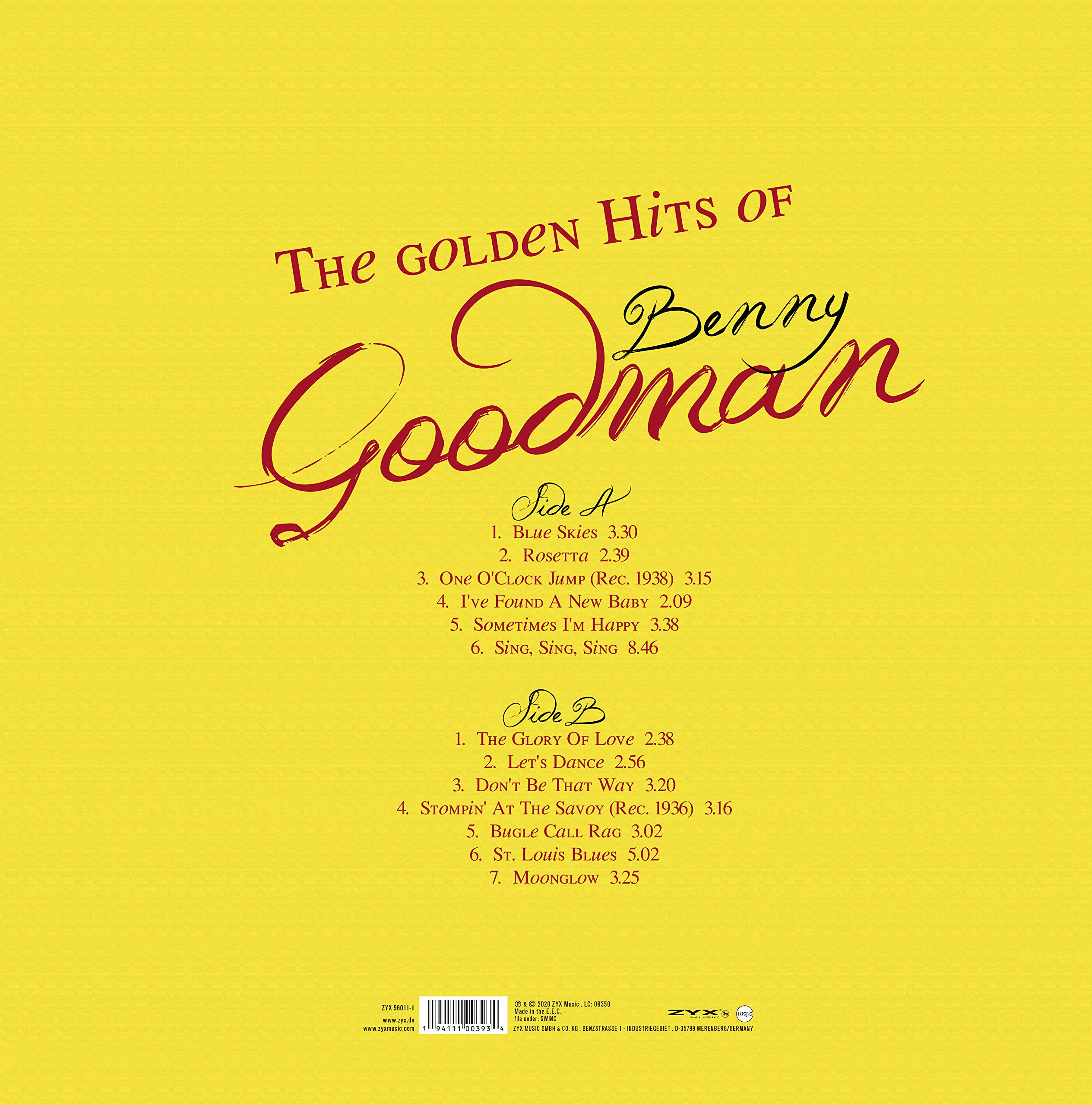 The Golden Hits of Benny Goodman