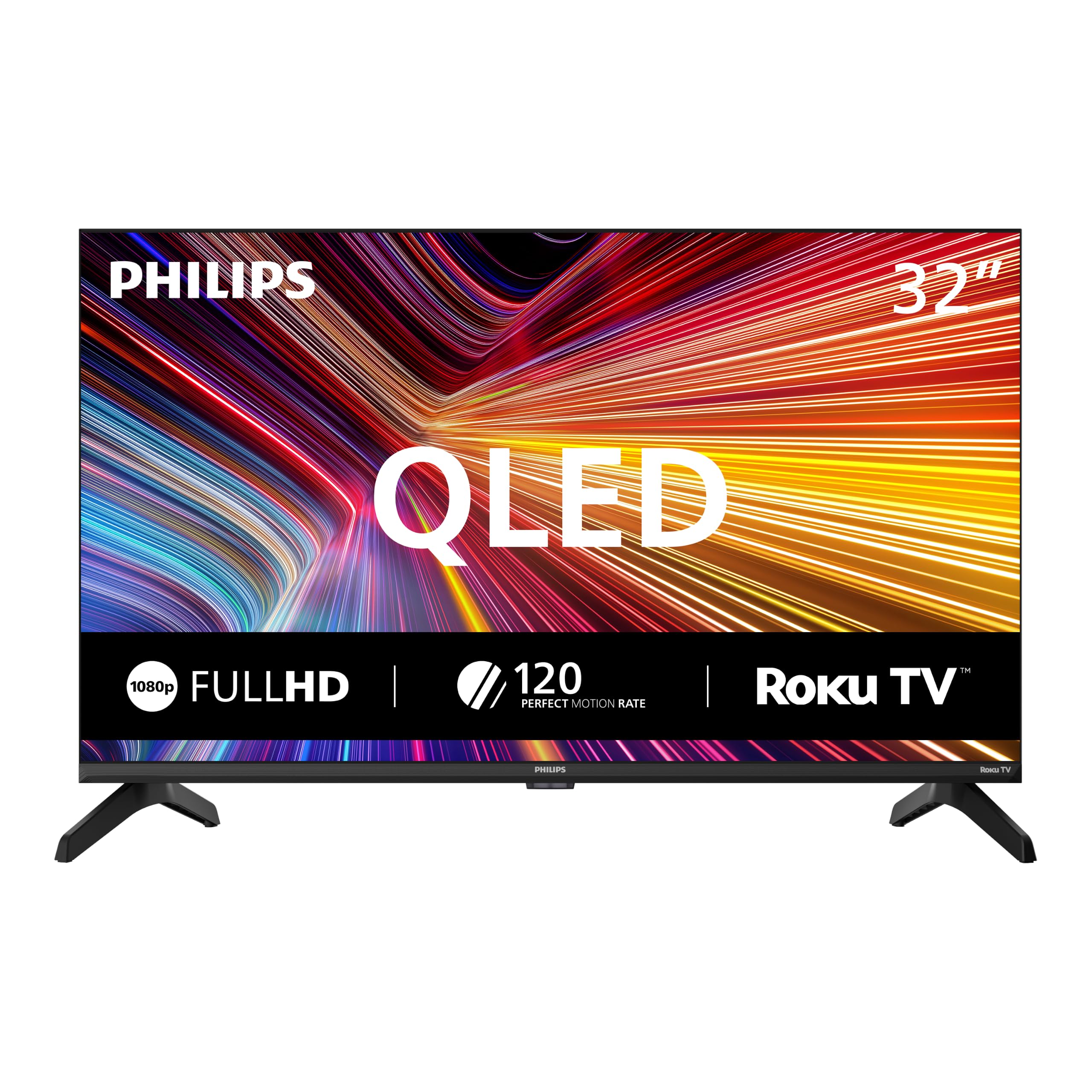 PHILIPS 32-Inch QLED Full HD Roku Smart TV, 7900 Series, Model 32PFL7975/F7