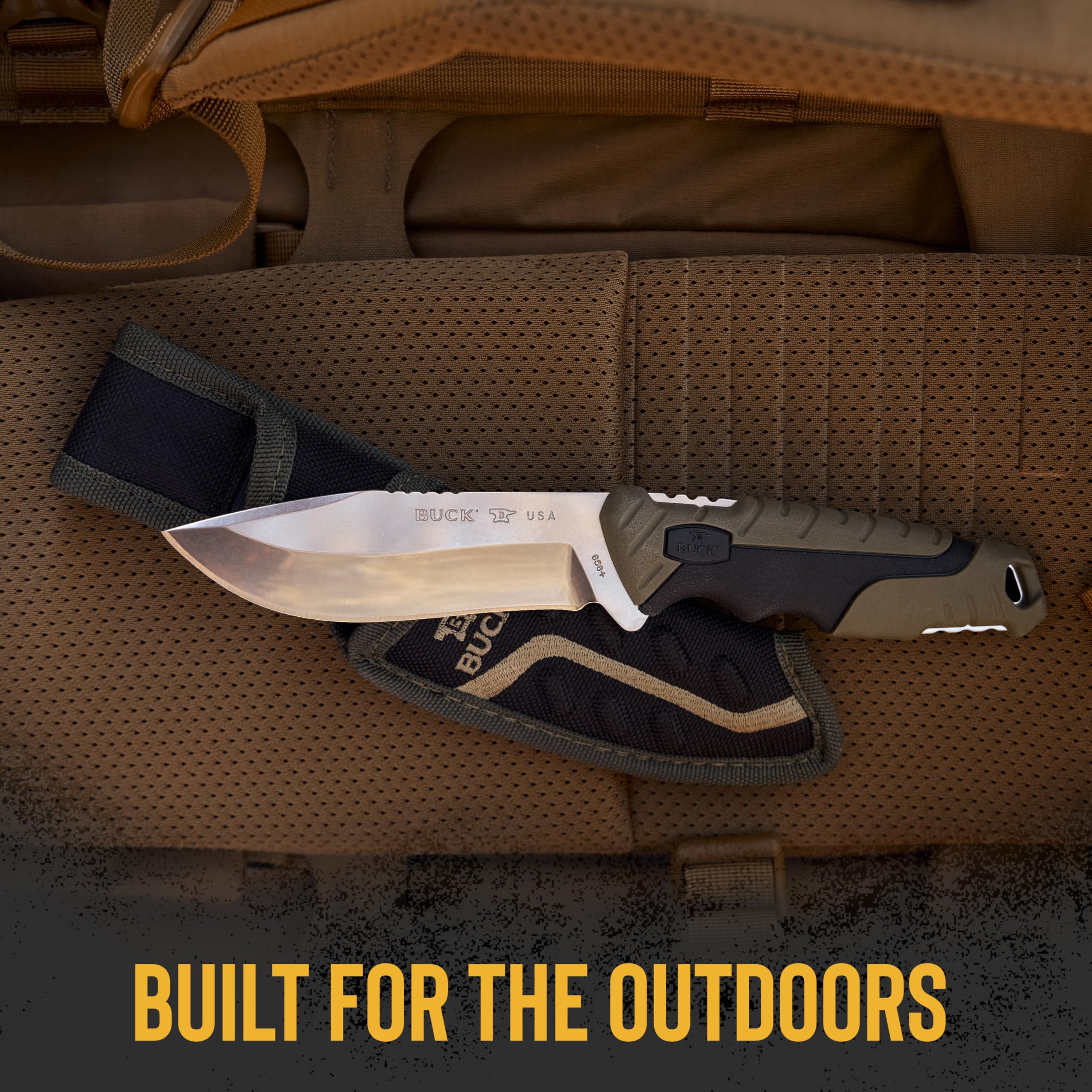 Buck 0656GRS - Coltello da cintura 656 Pursuit, colore: Argento
