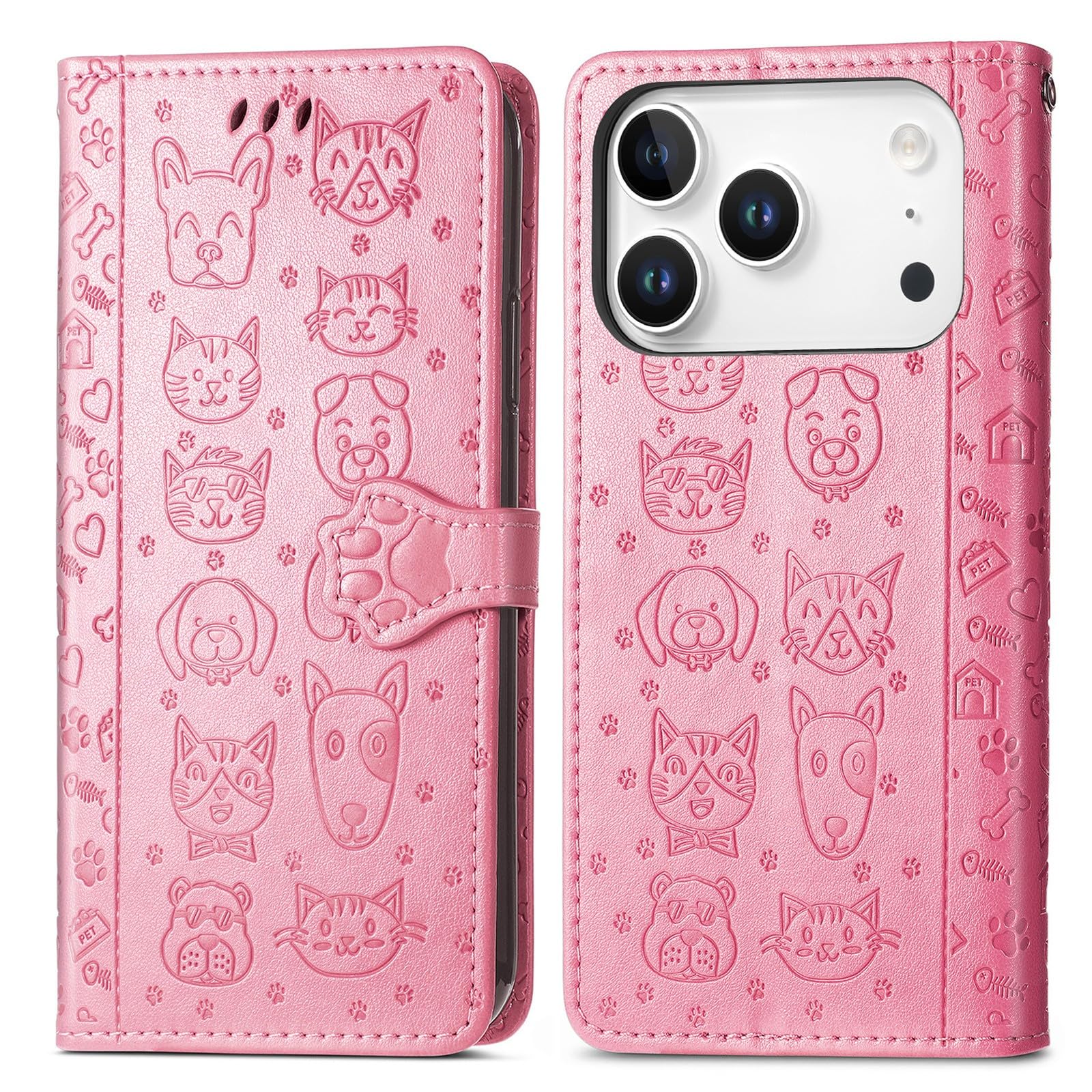 Étui compatible iPhone 13 Mini rose pour organiser vos sorties