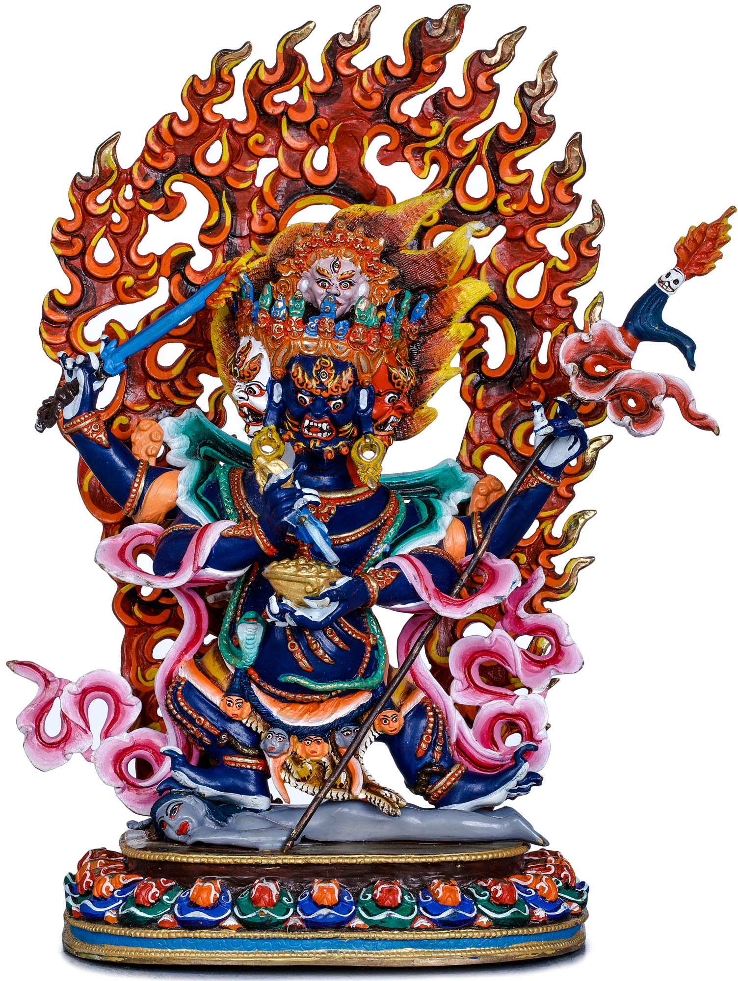 Amazon.co.jp: エキゾチック インディア 四つ腕マハカラ - ネパール