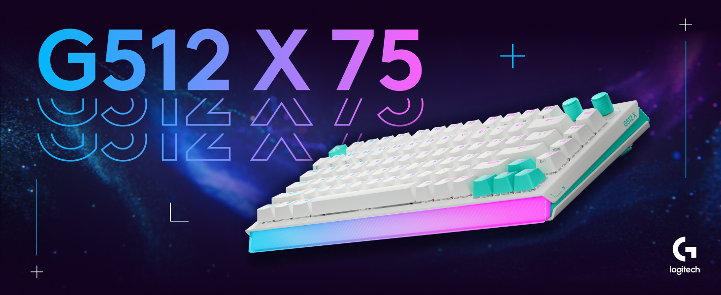 Amazon.com: Logitech G512 X 75 Dual SWAP, Hot-Swappable TMR Analog 