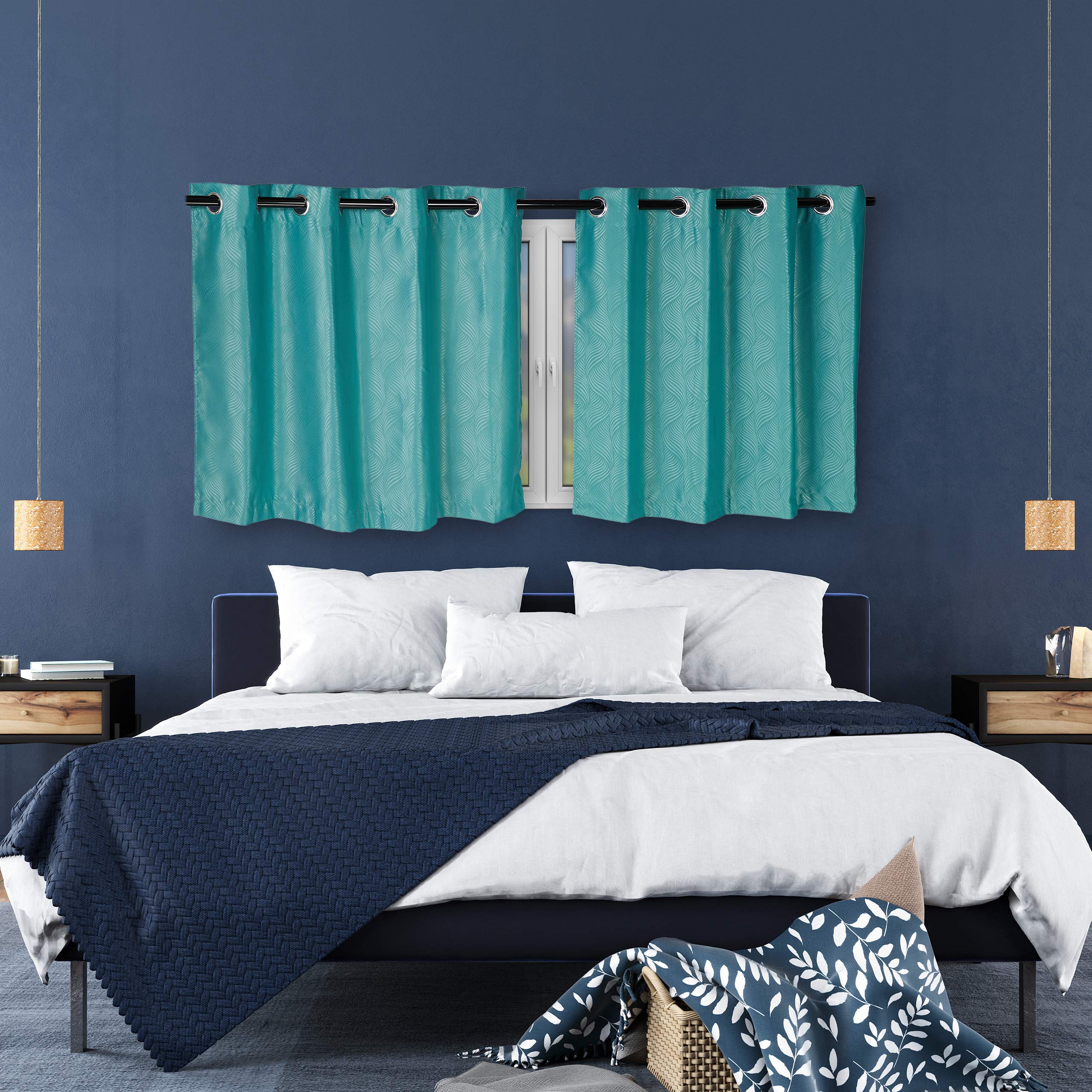 Relaxdays Tende, Set Doppio, HxL 245x135 cm, Oscuranti & Opache, Camera