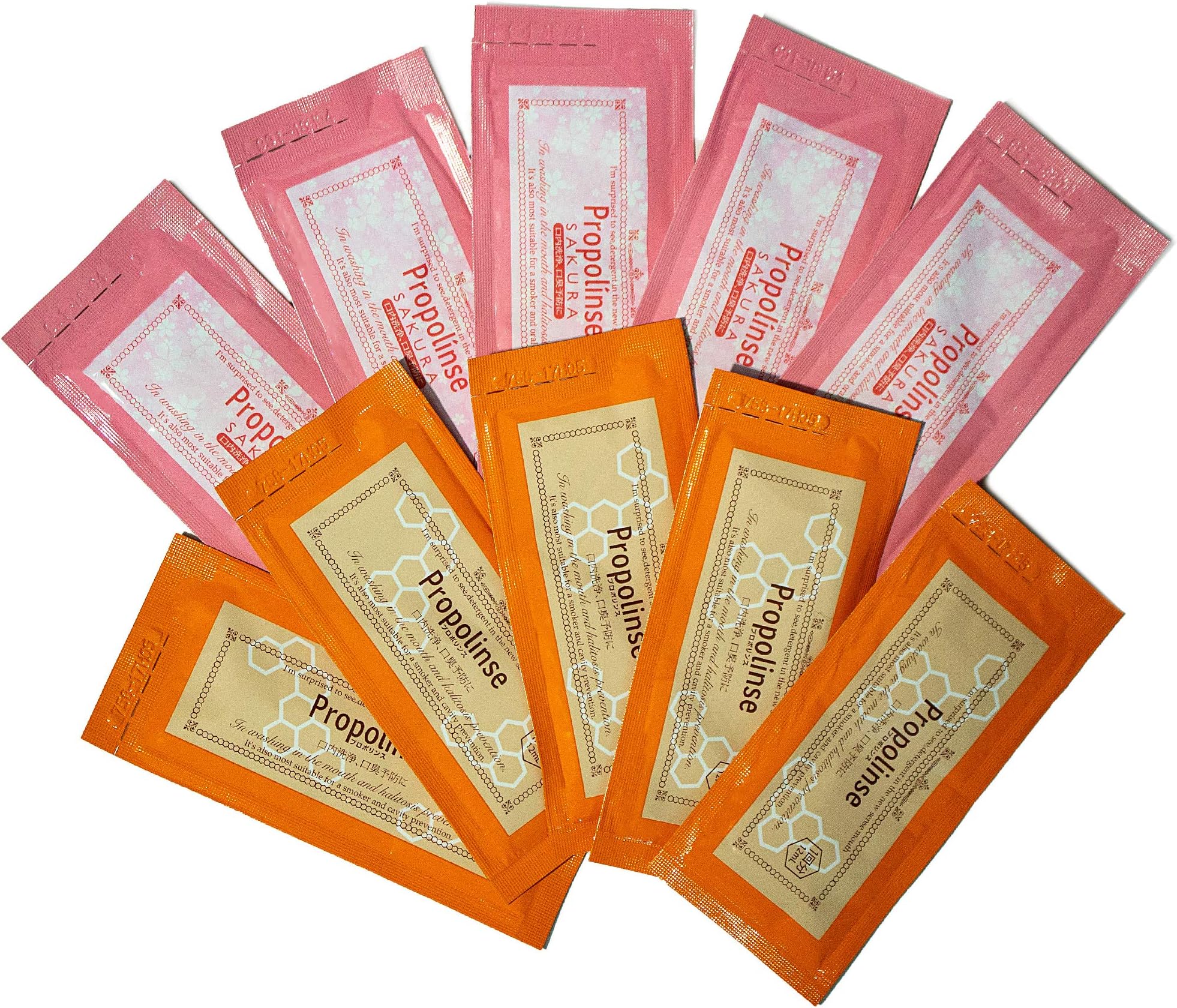 Propolinse Mouth Wash Travel Packets - 10 x Travel Packet (12ml / 0.41 fl oz)
