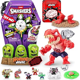 ZURU SMASHERS 74124A, Large Smashers Mega Horror House Series 1 by Zuru, Dinosaur, (30 cm), Zombie Rex