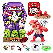 Smashers Mega Horror House di ZURU, giocattolo interattivo, giocattolo da collezionare per bambini e ragazzi, Large (30 cm), (Dinosaur)