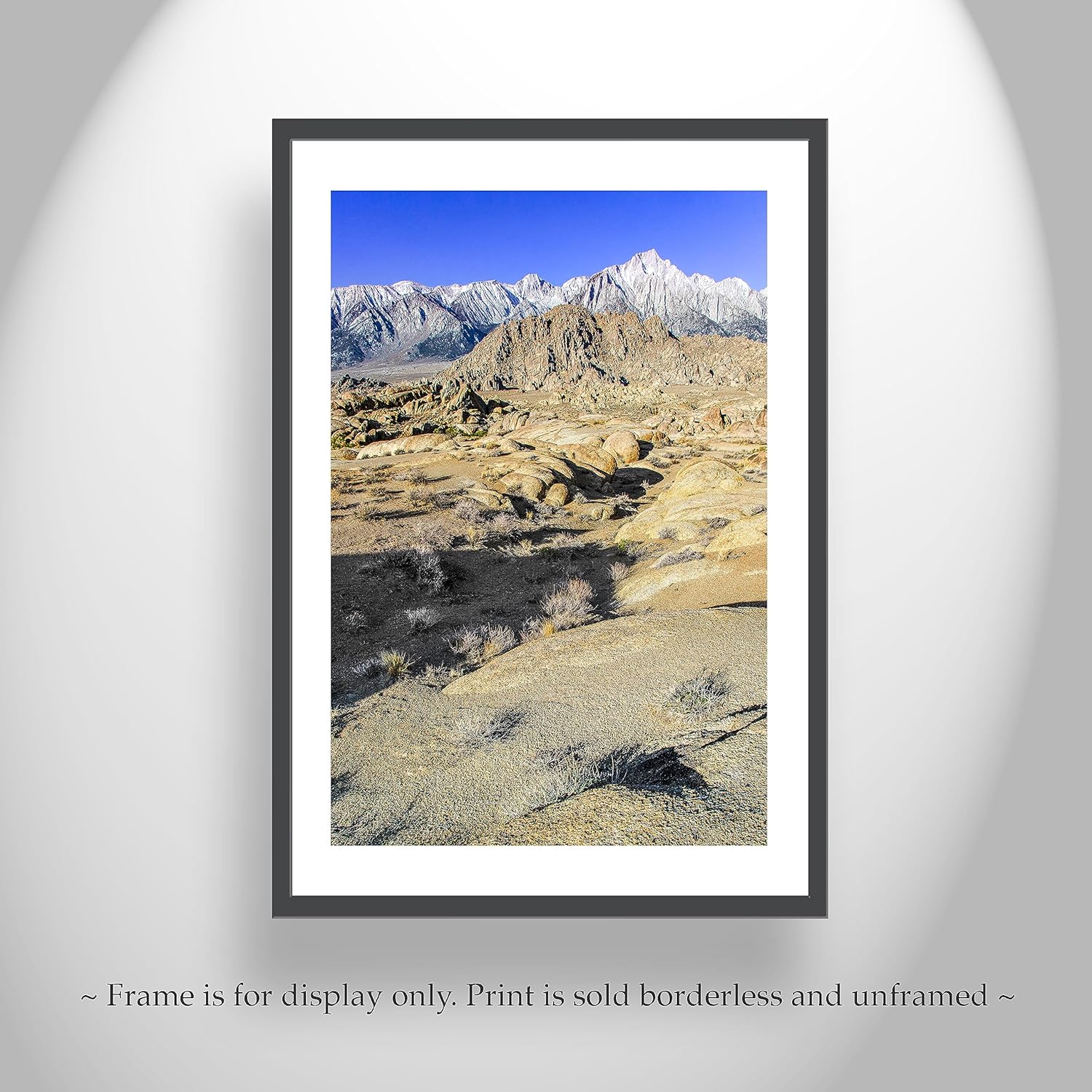 Eastern Sierra Nevada Mountains Landscape Art Print