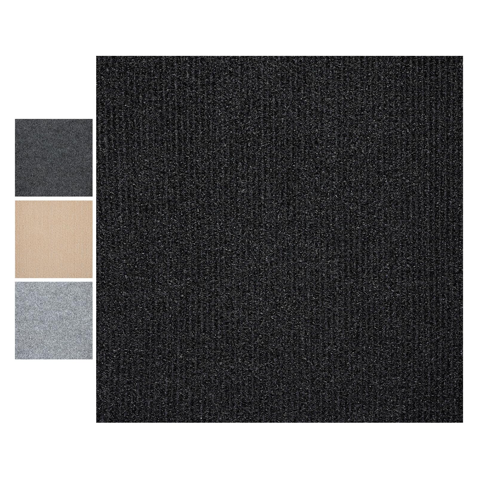 CUCOS Moqueta para Suelo Autoadhesiva – Baldosas de Moqueta de 50 x 50 cm, Alfombra Suave y Acolchada para Dormitorio, Oficina o Pasillo, 20 Baldosas por Caja