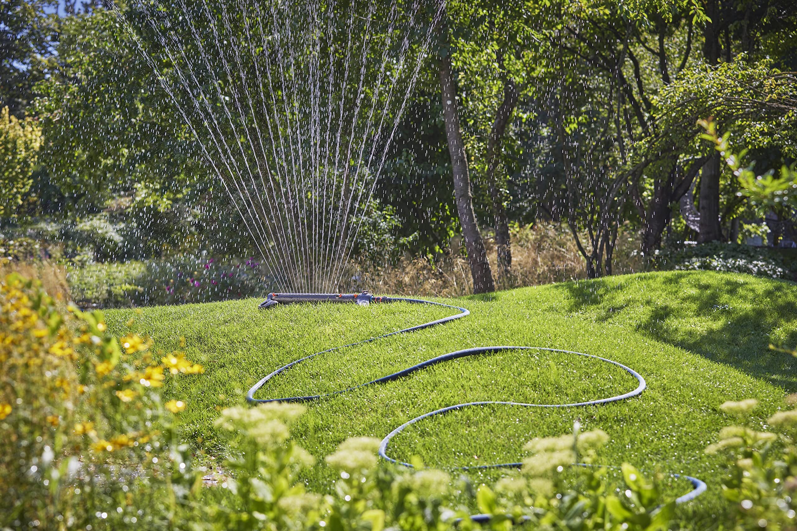 Gardena Liano Xtreme 3/4 Zoll, 25m Set: Extrem robuster Gartenschlauch aus Textilgewebe, mit PVC-Innenschlauch, leichtgewichtig, wetterbeständig (18482-20)