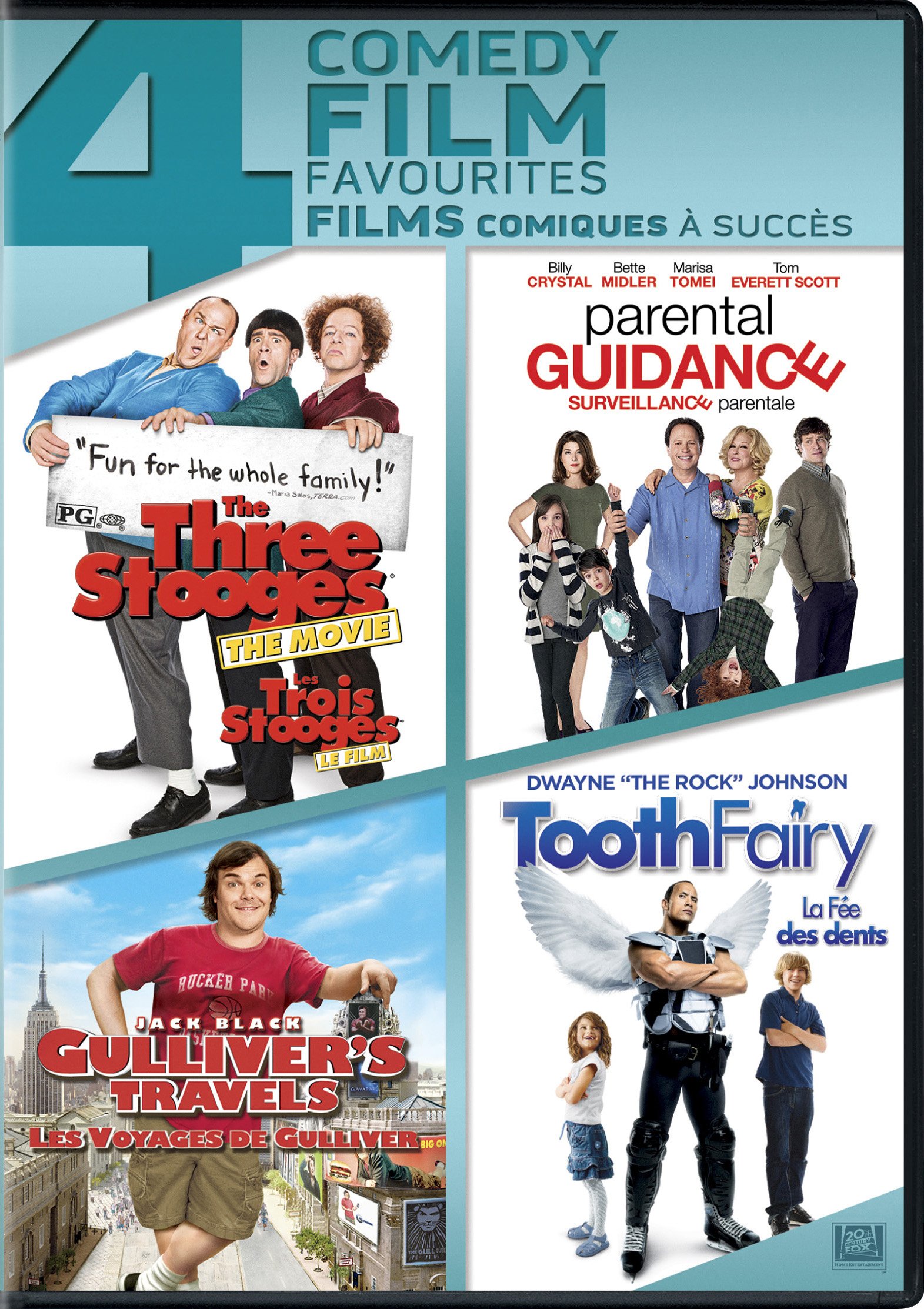 The Three Stooges / Parental Guidance / Gulliver's Travels / The Tooth Fairy (Bilingual) [DVD]