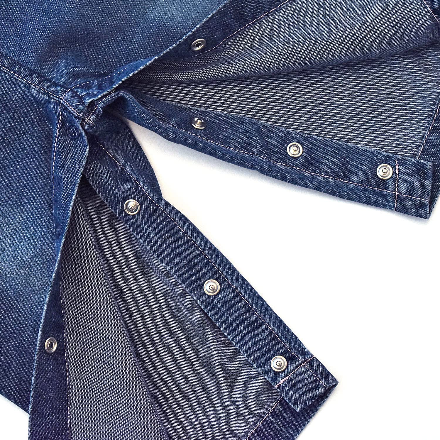 Peacolate 3m-3 años Bebés, bebés, niños pequeños, overoles de mezclilla, babero, pantalones, jeans