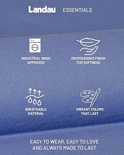 Miniatura 6 de Landau Unisex-Adult Landau Essentials Unisex Relaxed Fit 1-Pocket Drawstring Scrub Pants 7602