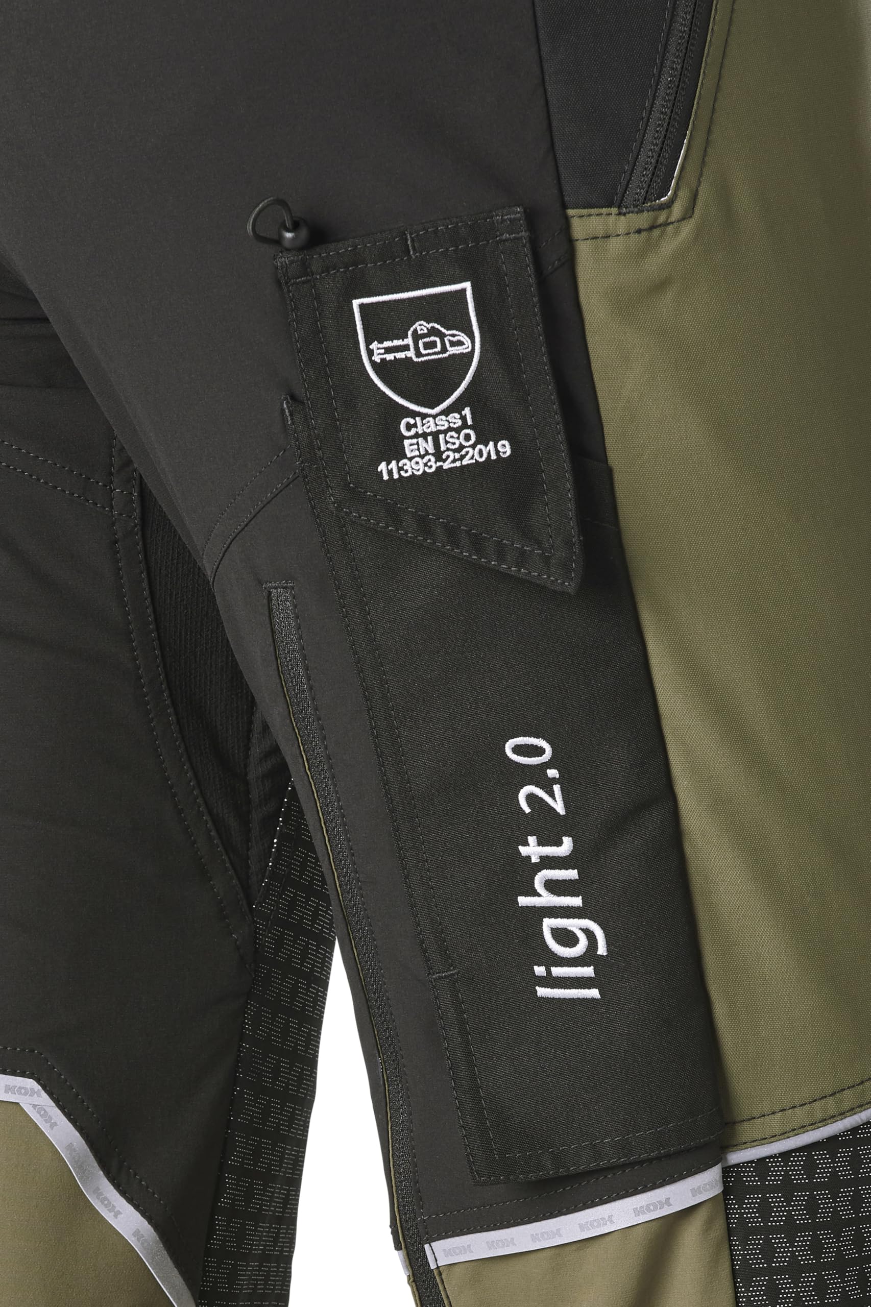 KOX Schnittschutzhose Light 2.0 Olivgrün | Typ A
