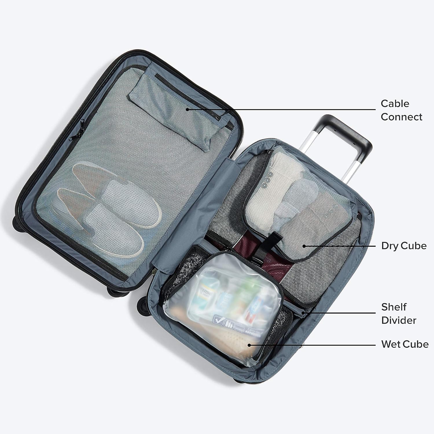  | ebags Fortis Pro 22 Inches USB Carry-On Spinner (Rose Gold) | Suitcases