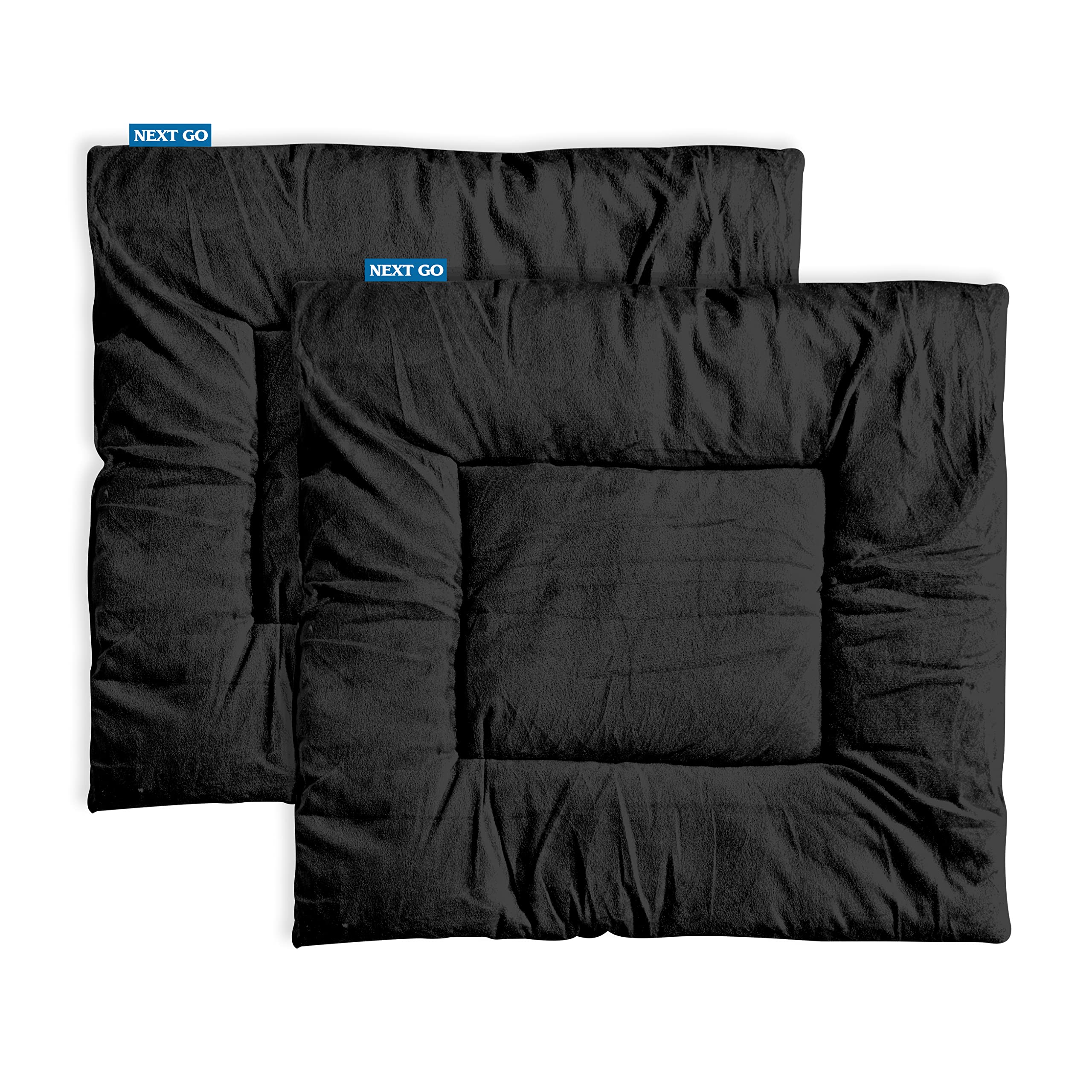 Next GO Floor mat Pooja Aasan Yoga Dinner Ghar Office Garden with Microfiber Feeling Soft Flipper Size (2 Feet X 2 Feet 24''X 24''INCH) (Kajal Black)-image-38