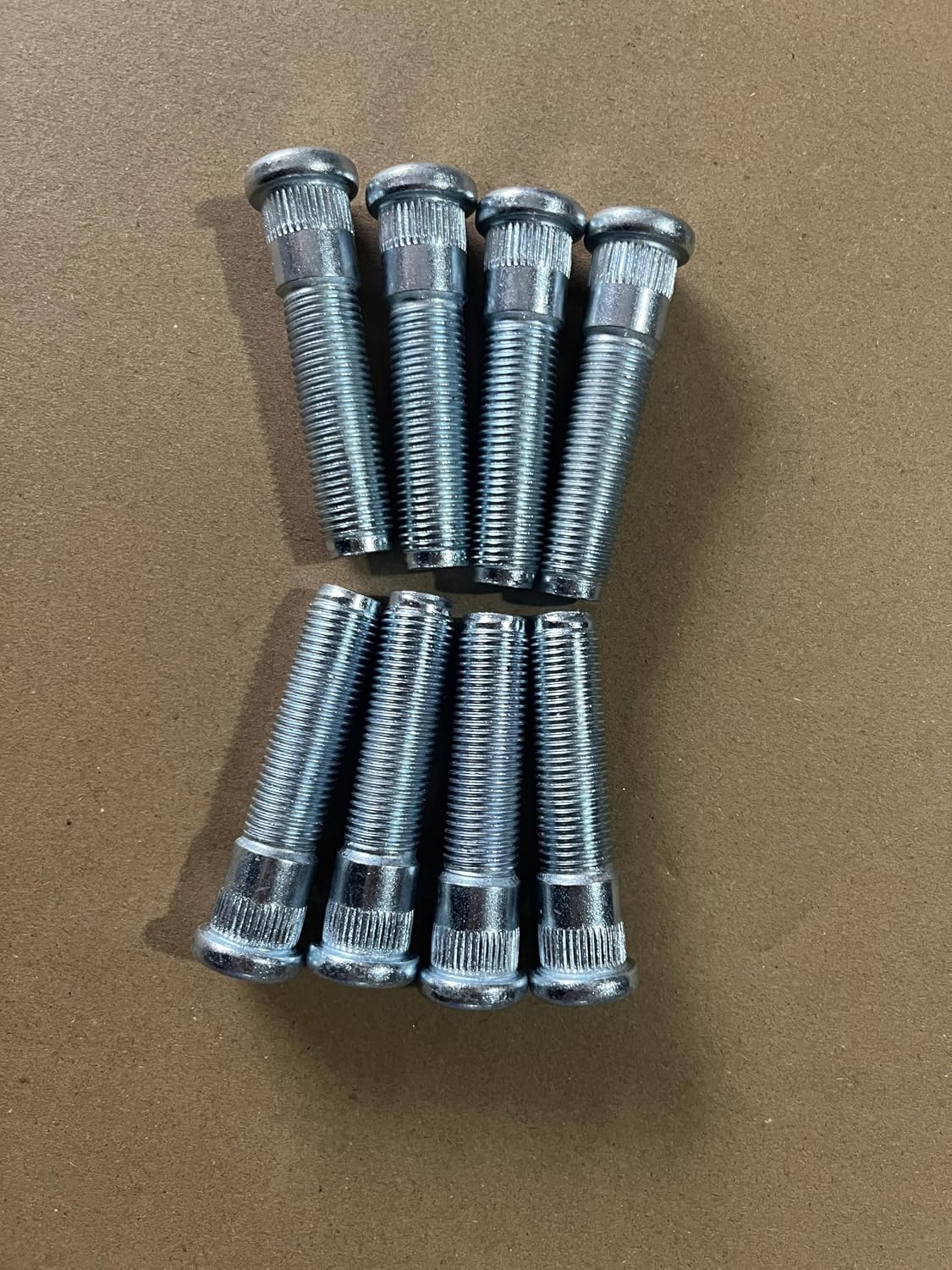 8PCS M14x1.50 Front Rear Serrated Wheel Stud Bolts 610-783 15.8mm Knurl 63.6mm Length Replacement for 2012-2024 Dodge Ram 2500 3500 ‎6509866AA