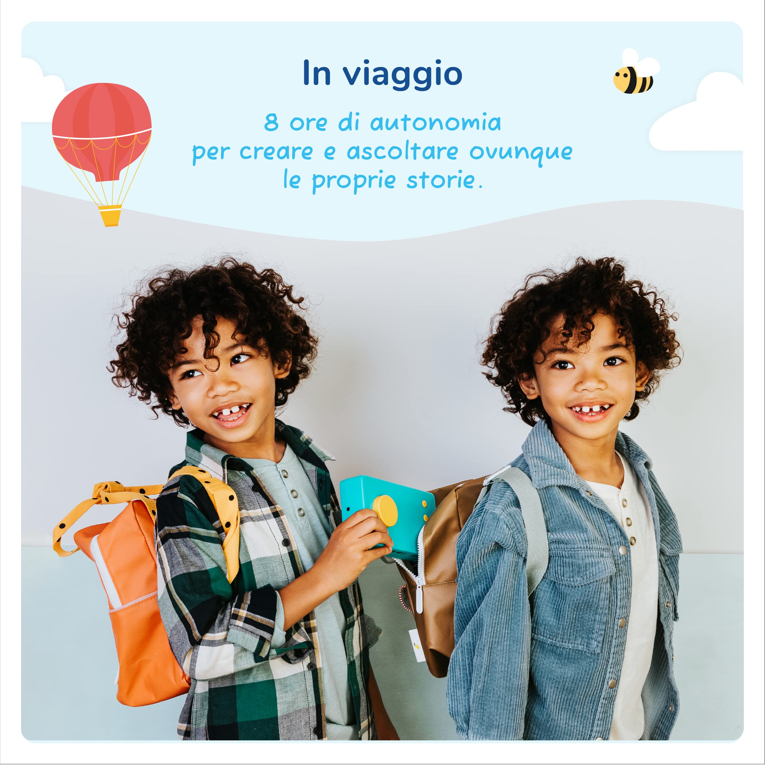 LUNII - La Fabbrica delle Storie - Cantastorie interattivo per bambini dai 3 agli 8 anni - Fabbricata in Francia - In italiano