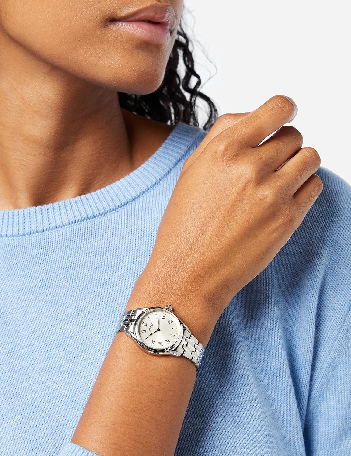 Seiko Orologio Analogueico Quarzo Donna con Cinturino in Metallo SWR069P1