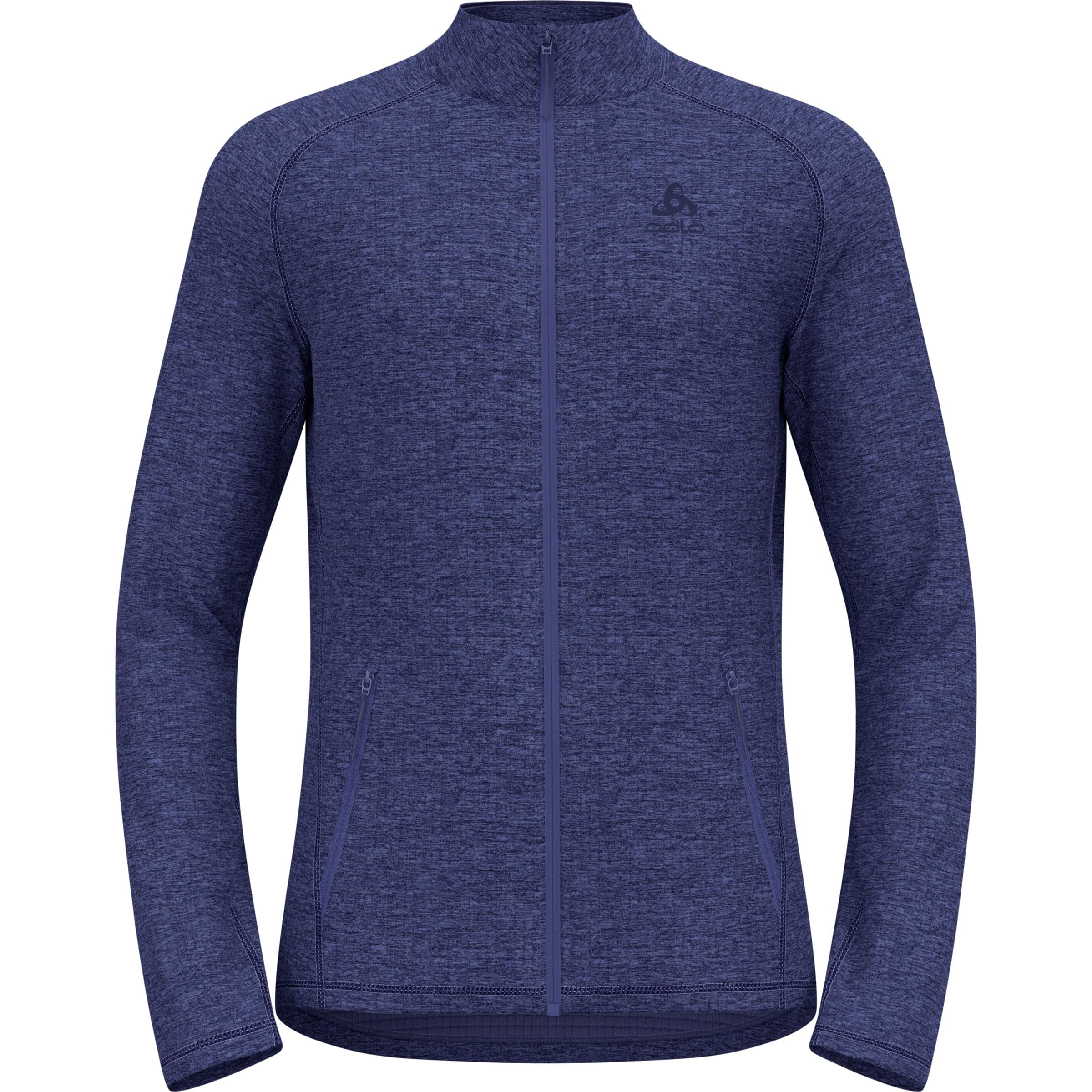 Odlo Men's The Fli Midlayer Jacket FLI, -21122 Skipper Blue Melange, XL