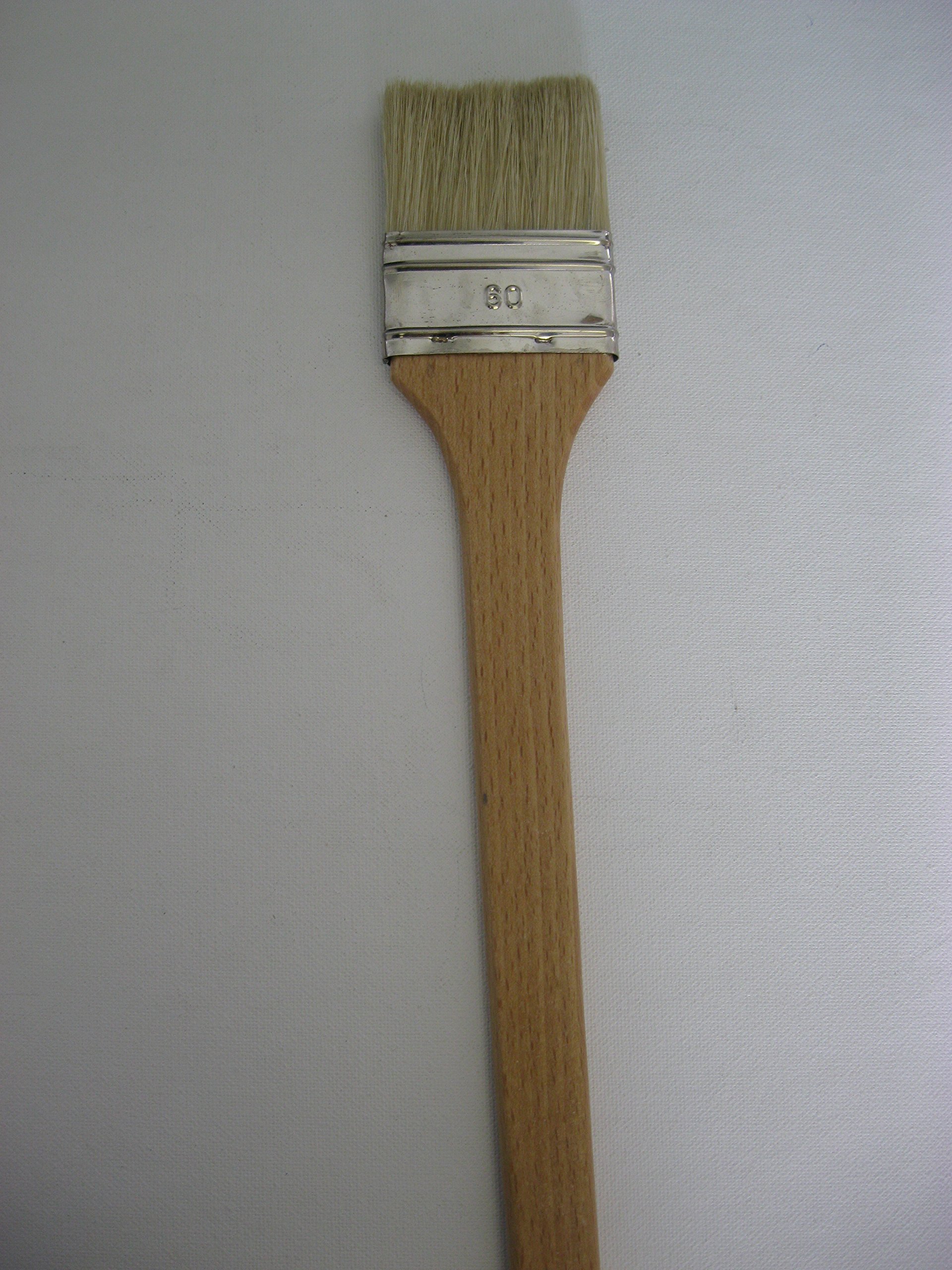 Tobgi Professional Large Flat Long Handle Brush 60 mm Made in Italy