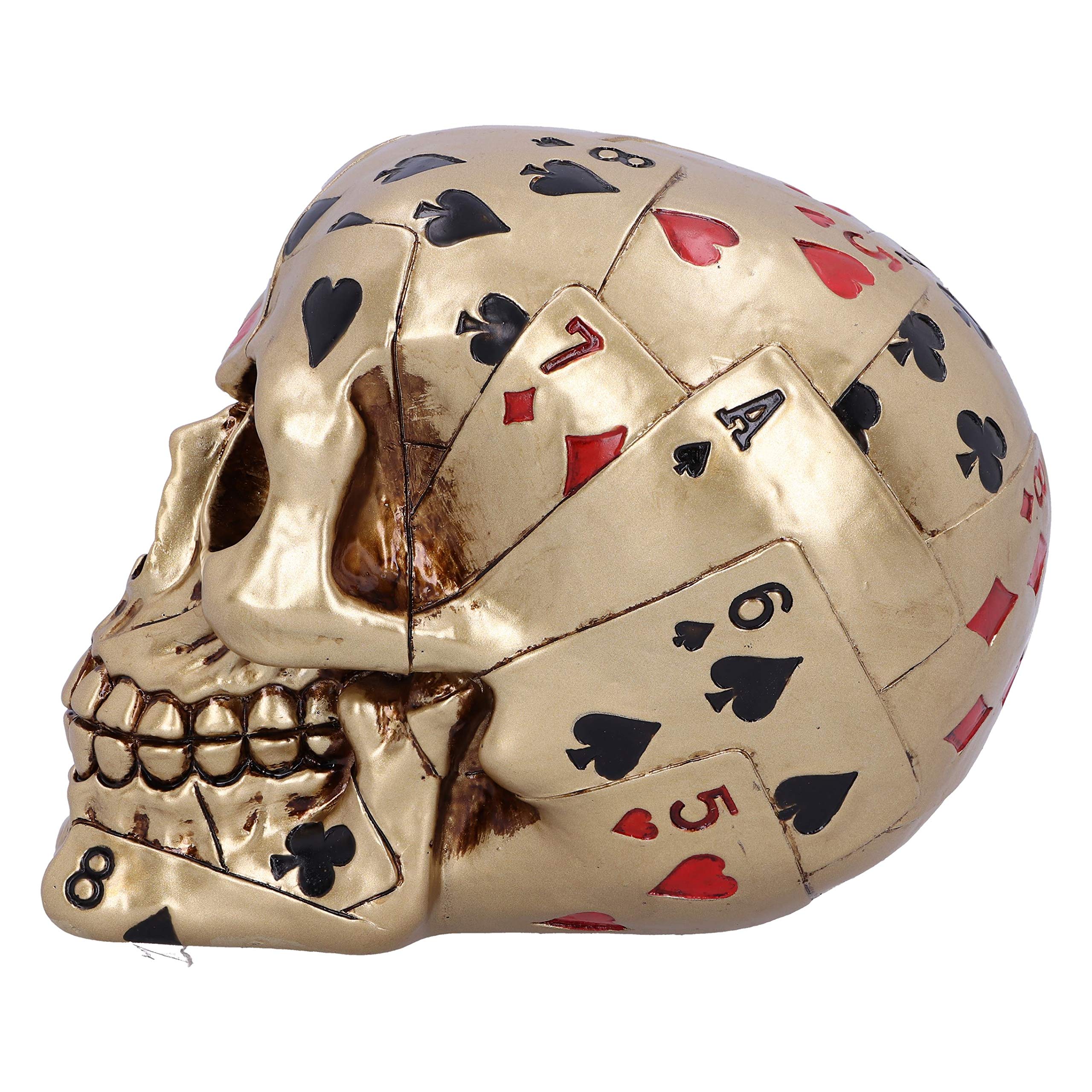 Amazon.co.jp: Nemesis Now Dead Mans Hand ゴールデントランプ スカル