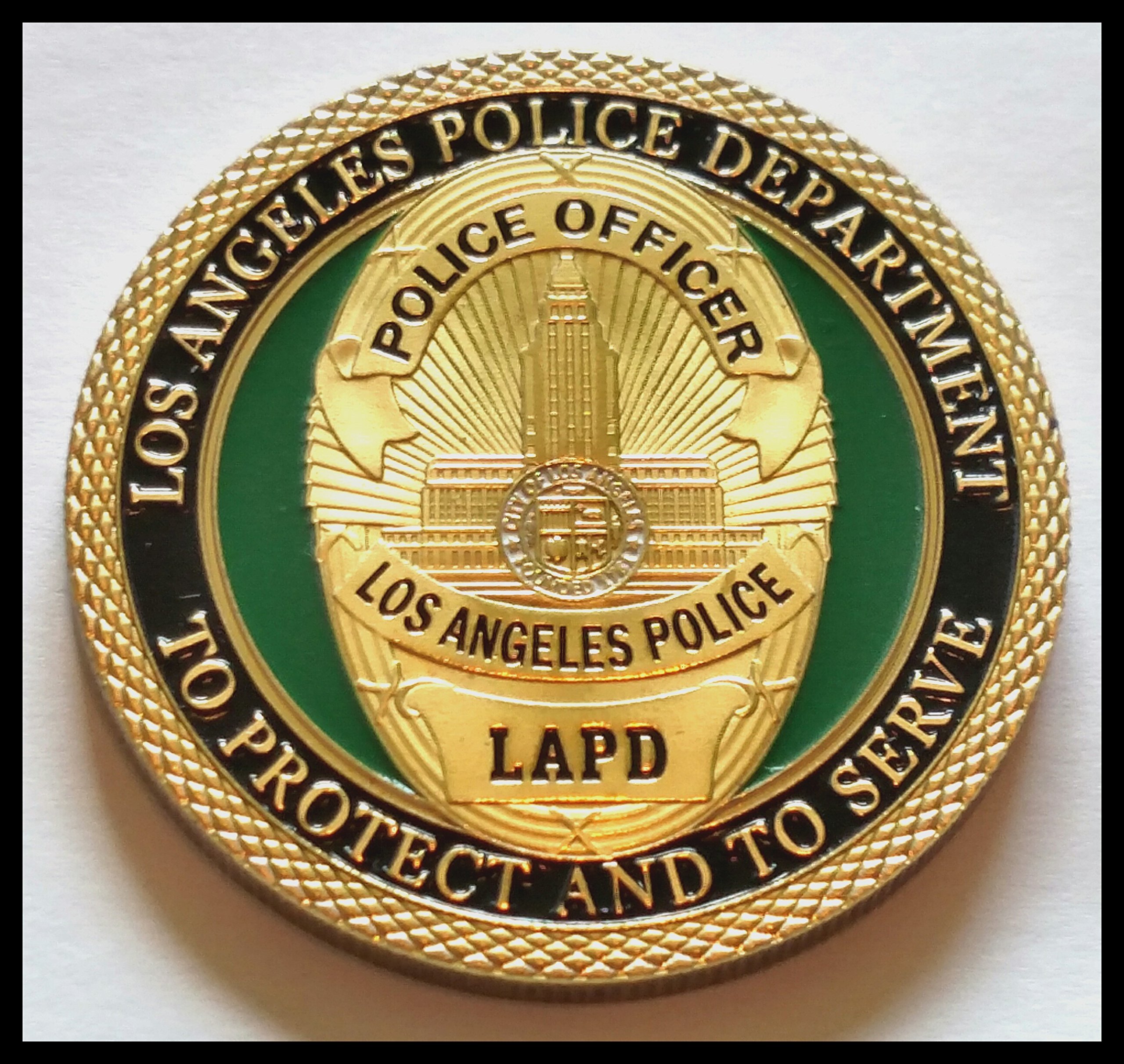 LAPD BOMB SQUAD CHALLENGE COIN