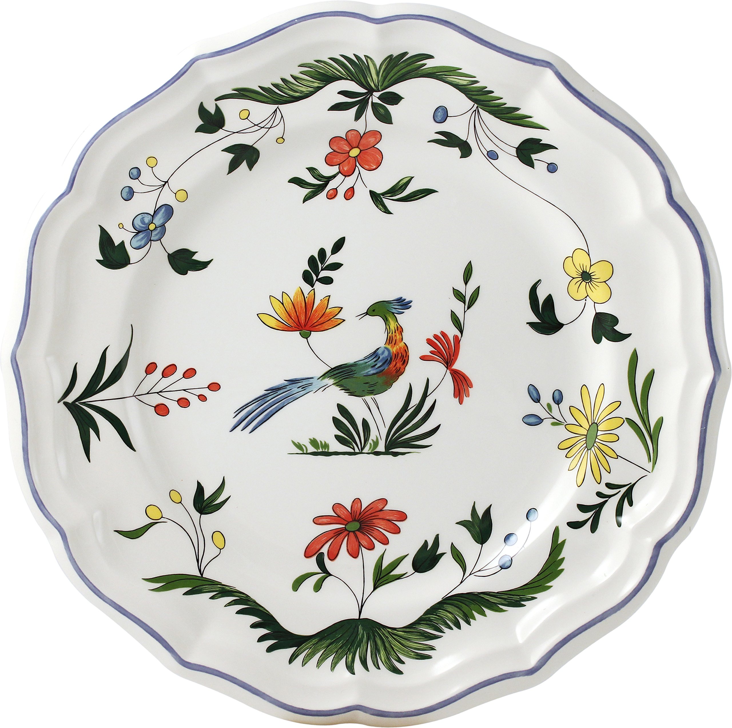 Amazon｜ジアン(GIEN) オワゾパラディ(OISEAUX DE PARADIS) 中皿