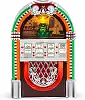 【激レア】ミスタークリスマス 「ROCK-O-RAMA」ラジオ付ジュークボックス Amazon.com: Mr. Christmas Rock-O-Rama Juke Box - Red : Home