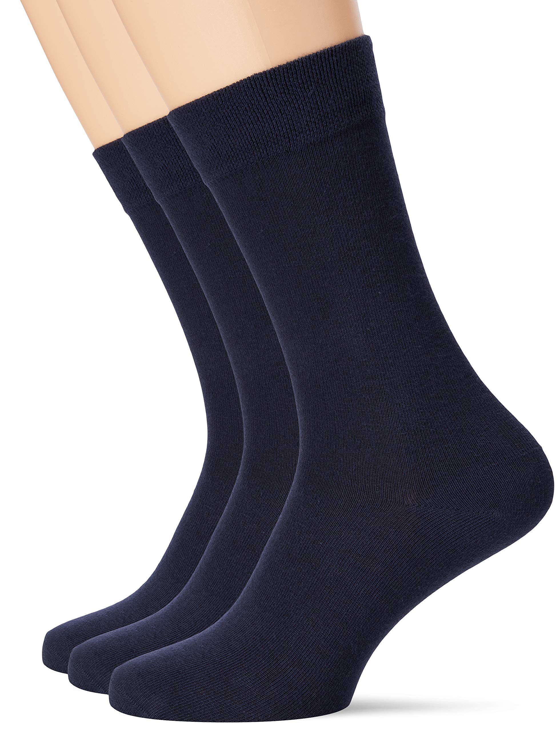 Dim Men's Bleu Pack Of 3 Pairs Of Ankle Socks Coton