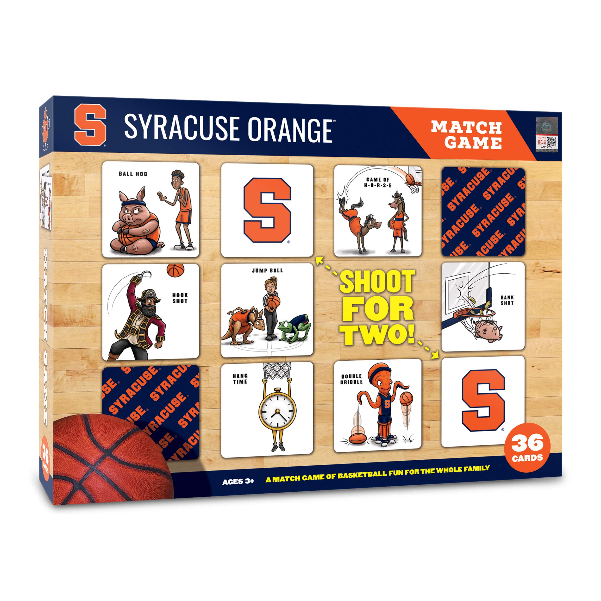 YouTheFan NCAA Officially-Licensed Memory Match Game - Humorous, Team-Specific, Original Hand-Drawn Artwork, Fun for the Whole Family, for Fans Young and Old