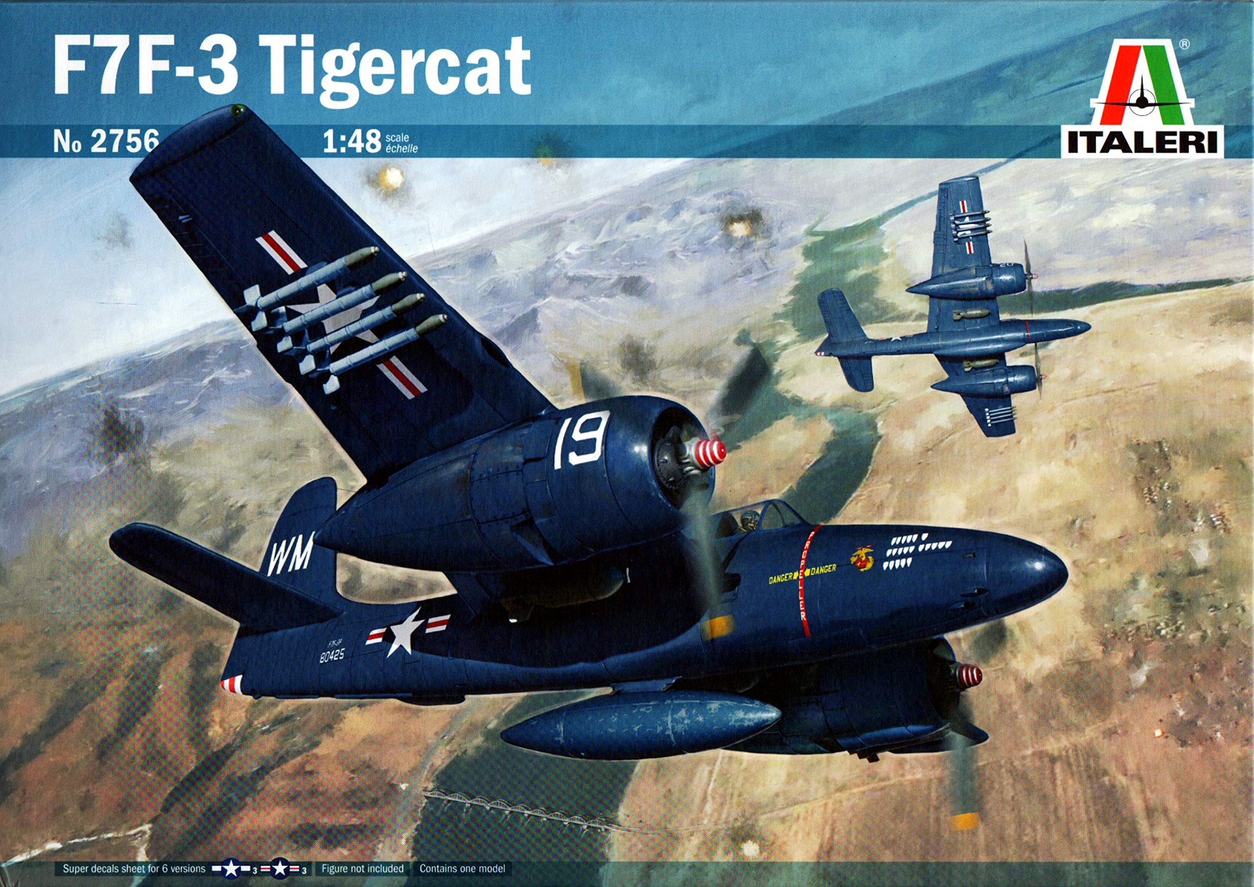 Amazon.co.jp: ITA2756 1:48 Italeri F7F-3 Tigercat [MODEL BUILDING