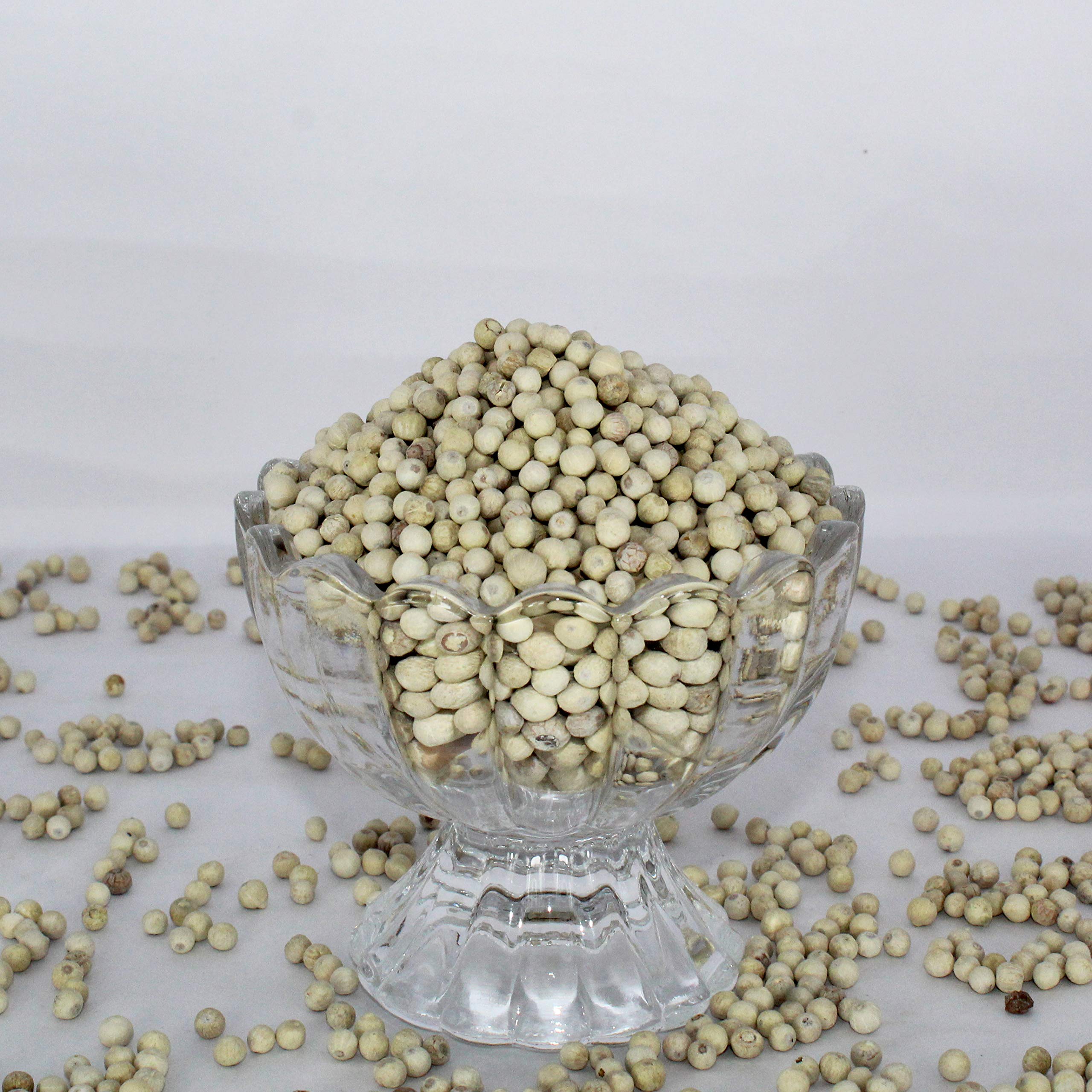 Swiss Naturals Organic White Pepper Whole | White Peppercorn | Safed Mirch Sabut | Dakhni Mirch, 400 grams