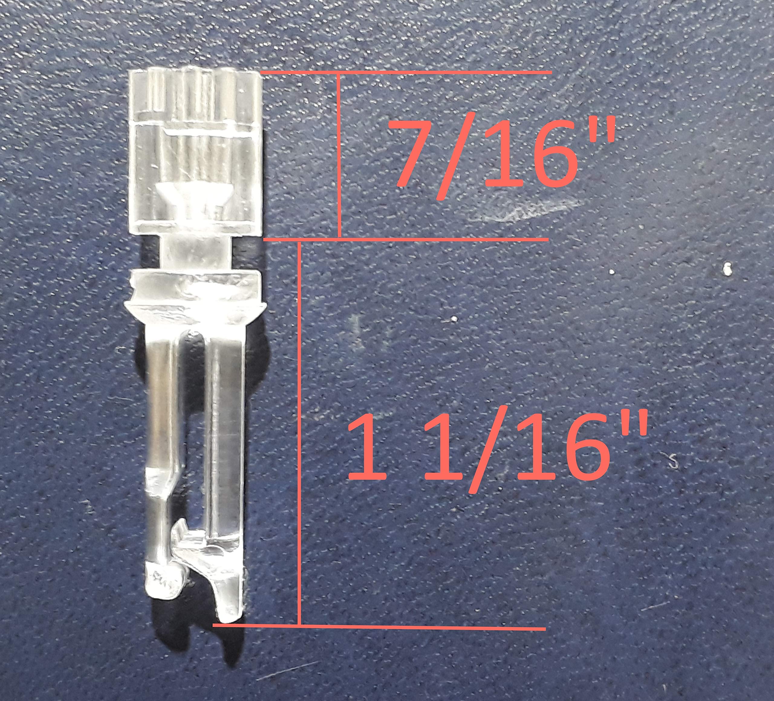Blind Parts - Soporte vertical para rieles ciegos con clips en C, sin soporte (10)