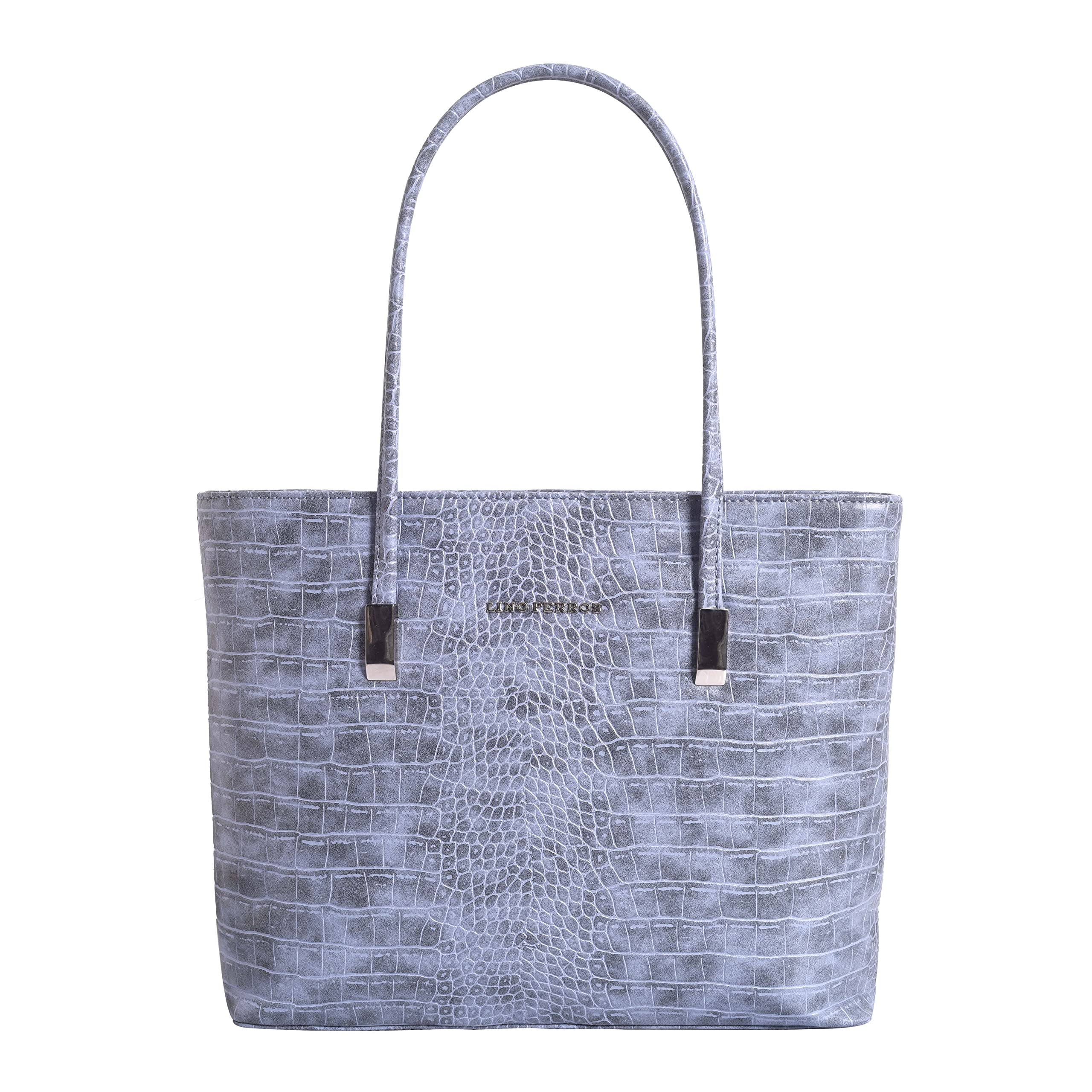 Lino Perros Womens Croco Blue Tote Bag (B0B57CX5RX) Amazon Price History, Amazon Price Tracker
