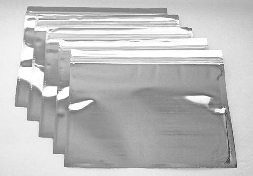 Miniatura 2 de Bolsas de aluminio / aluminio (Plateado / Claro) - Mylar Ziplock Bolsas de sellado térmico - Almacenamiento de alimentos - Empaquetado a prueba de