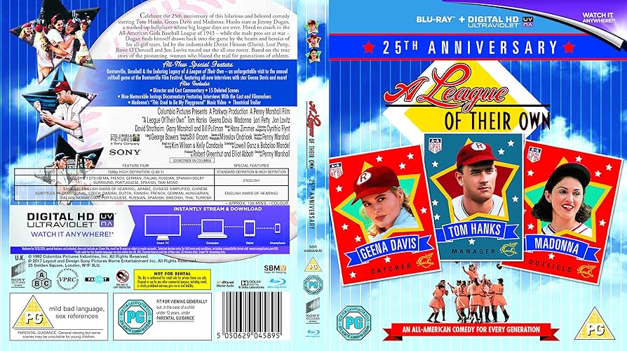 Amazon.com: A League Of Their Own 25th Anniversary Blu-ray