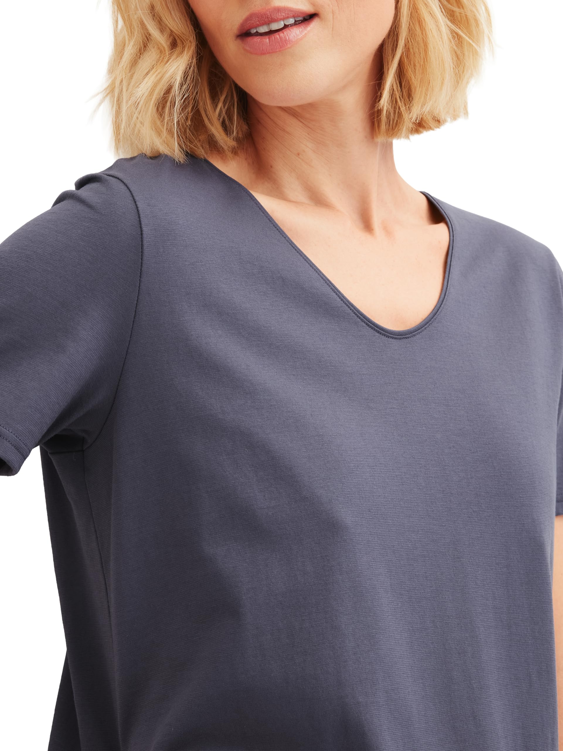 CALIDA Flower Nights Kurz-Pyjama Damen | 100% Baumwolle, weich, atmungsaktiv und hautfreundlich, anschmiegsamer Single Jersey, ideal für warme Nächte