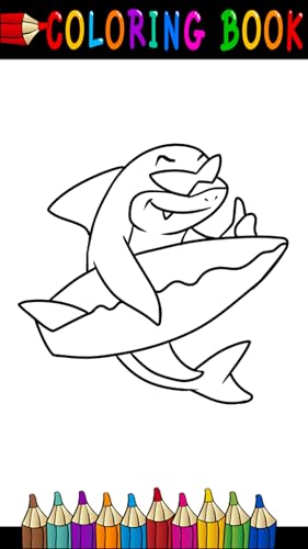 Coloring book Shark For Kids