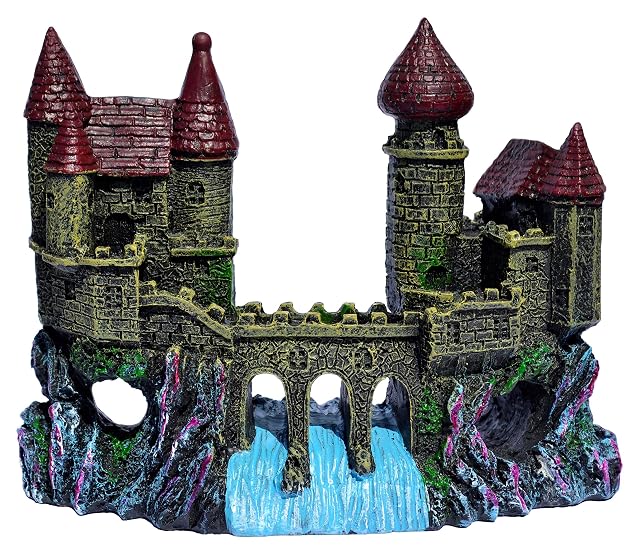 Foto 4 de 8 de Supa Adorno para Acuario/pecera de Castillo y Puente, Detalles realistas