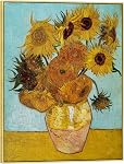 Wieco Art Sunflower by Vincent Van Gogh Oil Paintings Reproduction Modern Floral Giclee Canvas Prints Artwork Flowers Pictures on Canvas Wall Art for Bedroom Home Office Decorations