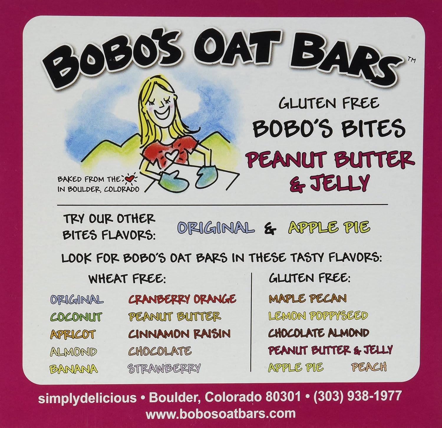Bobo's Oat Bars Gluten Free Bites - Peanut Butter & Jelly - 1.3 OZ - 5 ct