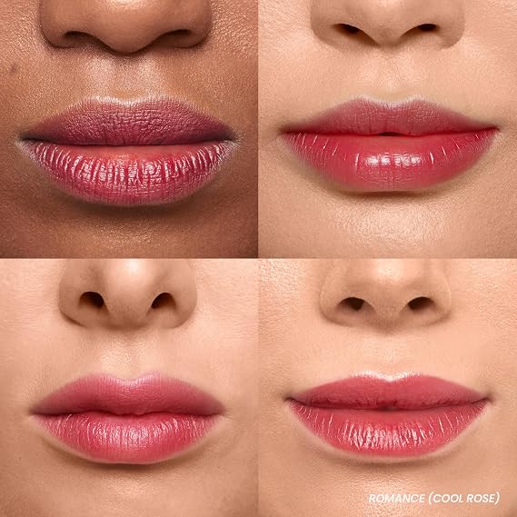 Wonderskin Lip Stain Peel Off Masque (Romance), with Lip Scrub and Clear Lip Gloss