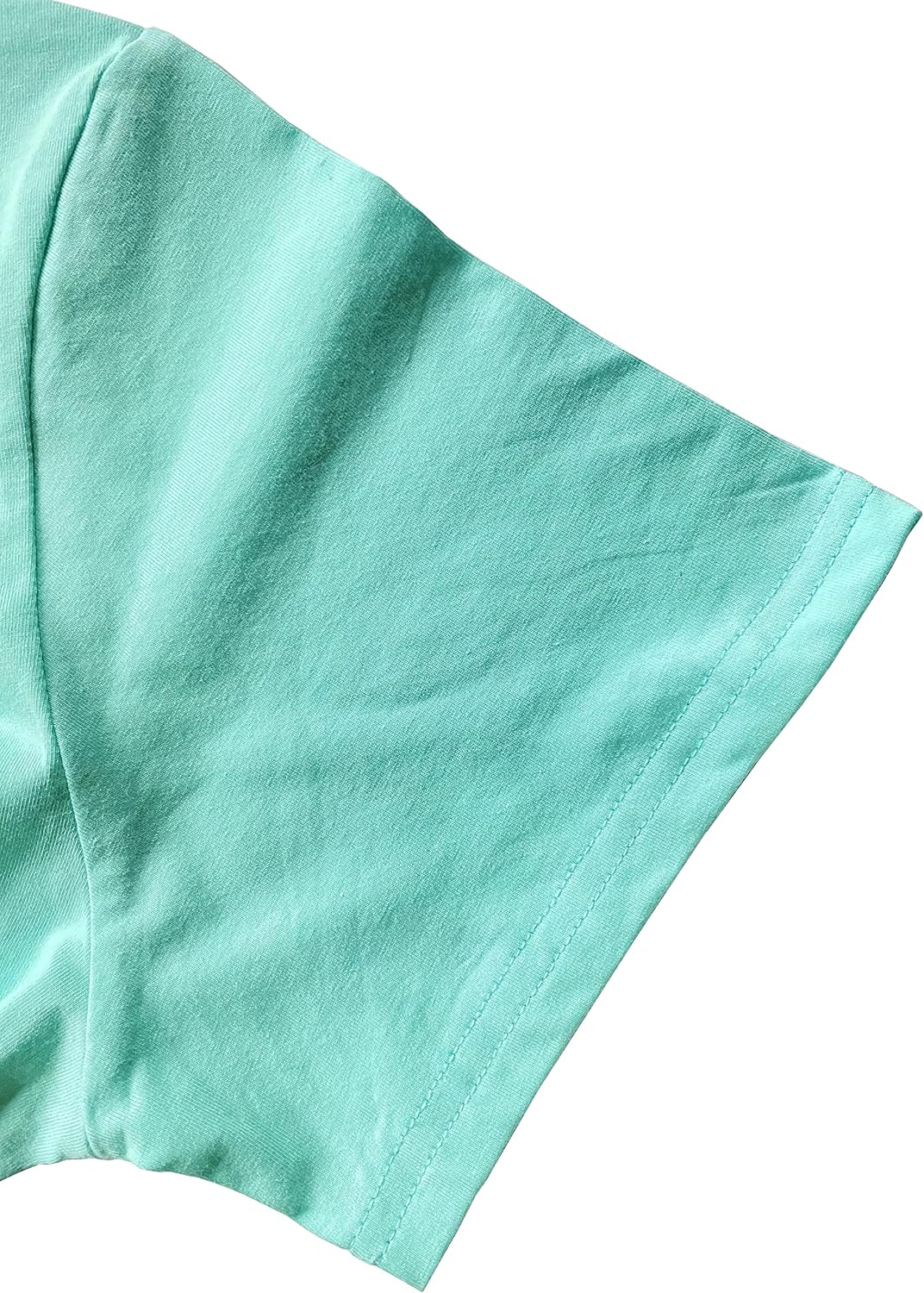 MIMOORN Womens V Neck Faith Over Fear T-Shirt Cute Summer Casual Short Sleeve Tees Tops - Image 2