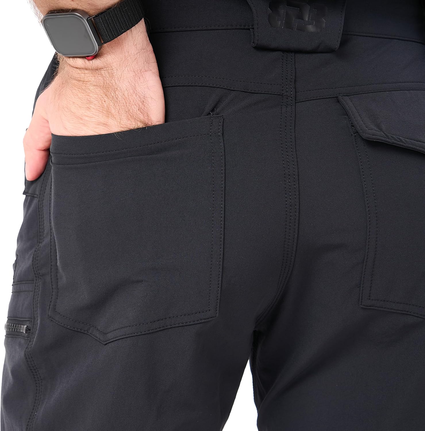Men's 4 Way Stretch Outdoor Cargo Pants All Season with Multi Pocket Utility Work Pant - Image 7