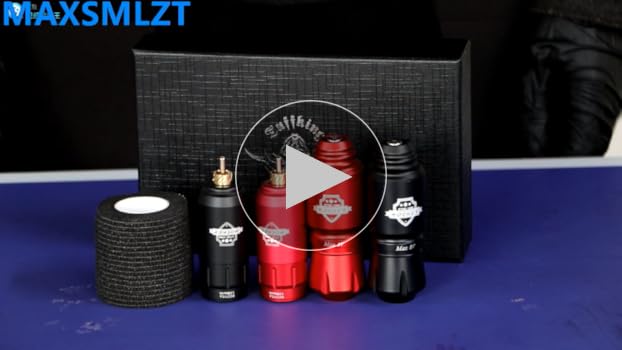 MAXSMLZT Mini Rocket Tattoo Machine Set Japan Motor Wireless