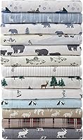 Vista 35 de Eddie Bauer - Full Sheets, Cotton Flannel Bedding Set, Brushed For Extra Softness, Cozy Home Decor (Dog Friends, Full)